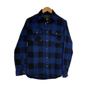 Jacks New York Blue Plaid Size Small